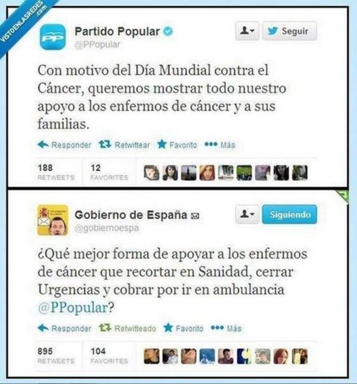 Twitter / yuulamb: Partido Popular, hipócrita ... | Partido Popular, una visión crítica | Scoop.it