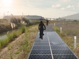 Une piste cyclable autonome en énergie au port de Nantes Saint-Nazaire  | rev3 - la 3ème révolution industrielle en Hauts-de-France | Scoop.it