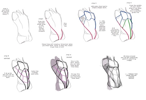 How To Draw Anime Abs Step By Step - All About Cwe3