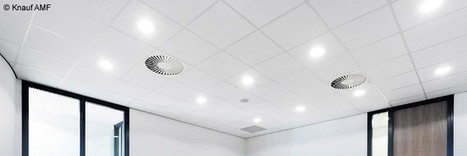 Knauf AMF  : une nouvelle dalle pour plafond, esthétique et performante | Build Green, pour un habitat écologique | Scoop.it