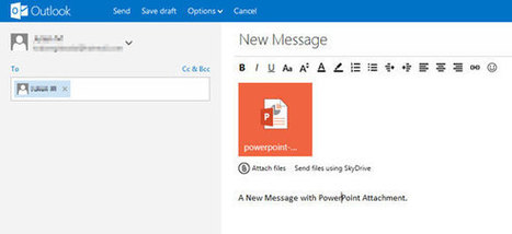 How to share PowerPoint Online with the New Outlook.com Email | El rincón del Social Media | Scoop.it