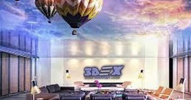 Top 3d Ceiling Designs And Murals On False Ceil