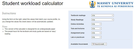 Workload Calculator | Information and digital literacy in education via the digital path | Scoop.it