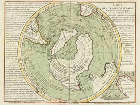 The Buache Map: A Controversial Map That Shows Antarctica Without Ice | Ancient Origins | Antarctica | Scoop.it
