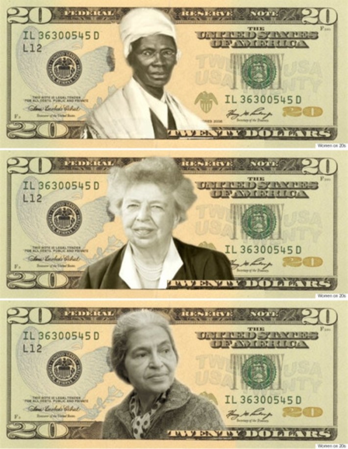 7 Redesigns Of The $20 Bill That Honor Women | Dare To Be A Feminist | Scoop.it