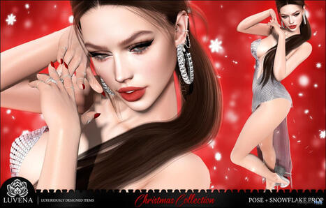 Glamour Chic Bento Pose & Snowflake Prop 5L Promo by LUVENA | Teleport Hub - Second Life Deals | Second Life Freebies | Scoop.it
