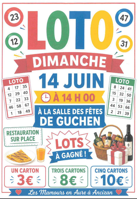 Loto pour les "Mamours en Aure" &agrave; Guchen le 14 juin | Vall&eacute;es d'Aure & Louron - Pyr&eacute;n&eacute;es | Scoop.it