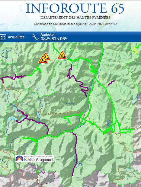 Conditions de circulation en Aure et Louron le 27 janvier (07:16) | Vallées d'Aure & Louron - Pyrénées | Scoop.it