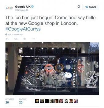 Google ouvre sa première boutique à Londres | Retail and client relationship | Scoop.it