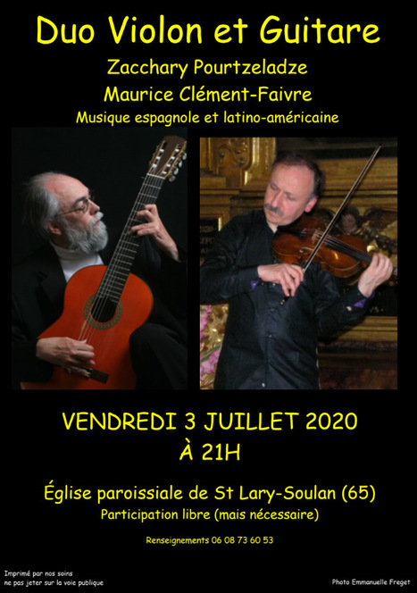 Musique espagnole et latino-américaine le 3 juillet à Saint-Lary Soulan | Vallées d'Aure & Louron - Pyrénées | Scoop.it