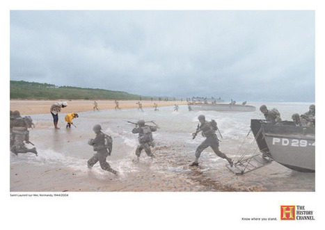 Then & Now Composites of Famous Historical Photos Created for 'Know Where You Stand' History Channel Ad Campaign | History resources for Teachers | Scoop.it