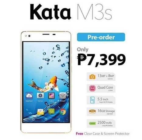 Kata M3s: 5.5-inch 720p display, Quad-core CPU and 2GB RAM for Php7,399 | Gadget Reviews | Scoop.it