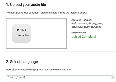 VocalMatic. Retranscrire un fichier audio en texte &ndash; Les Outils Tice | UseNum - Education | Scoop.it
