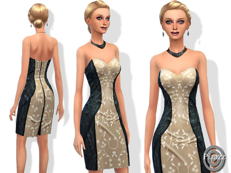 Silk Pencil Dress << pizazz (TSR) | Les Sims | Scoop.it