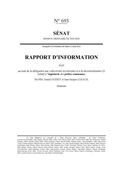 Permettre aux petites communes de concr&eacute;tiser leurs projets. Rapport d&rsquo;information relatif &agrave; l&rsquo;ing&eacute;nierie des petites communes | D&eacute;veloppement &eacute;conomique en milieu rural | Scoop.it