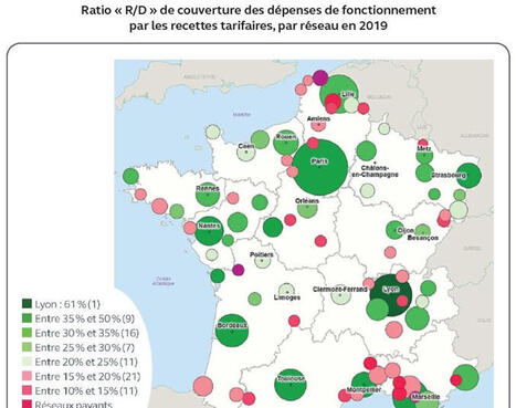 Cartographie numérique: La gratuité des transports collectifs urbains : une carte et un débat | Regards croisés sur la transition écologique | Scoop.it