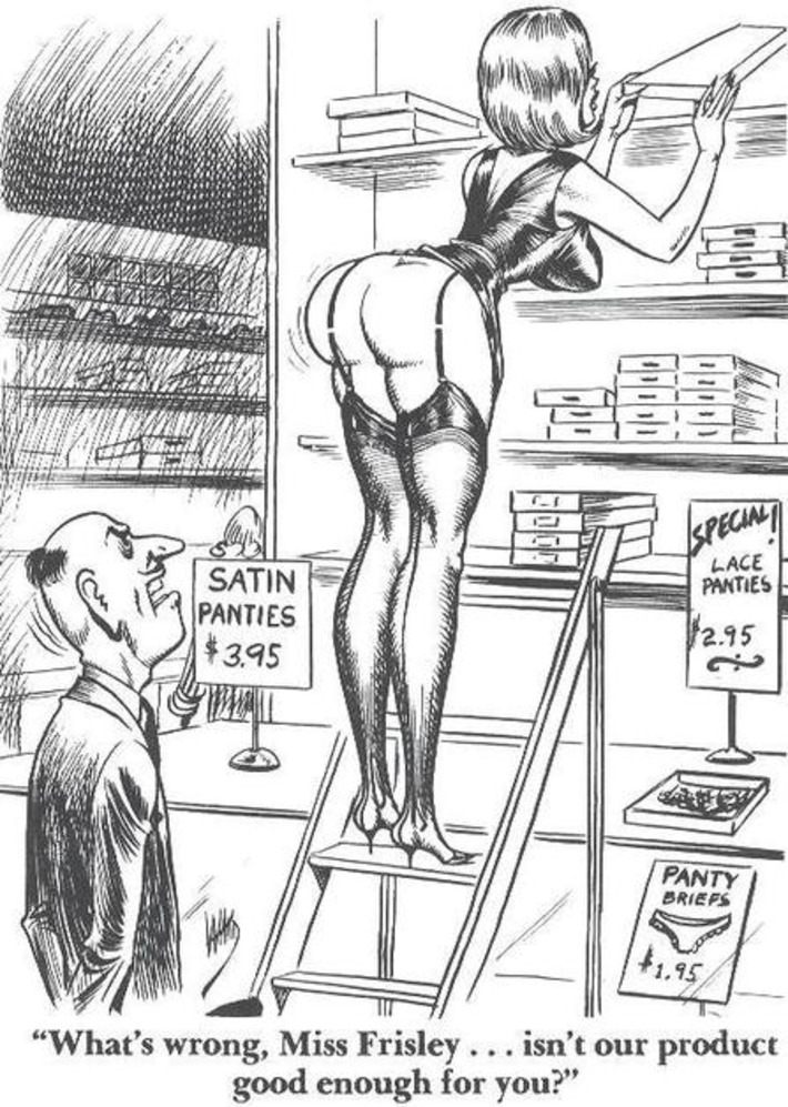 Vintage Nude Cartoons - stockings' in Sex History, Page 2 | Scoop.it