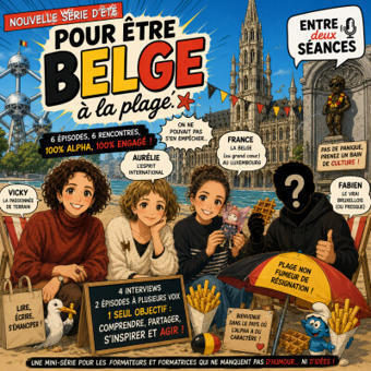 Entre deux s&eacute;ances : La "s&eacute;rie d'&eacute;t&eacute; pour &ecirc;tre belge &agrave; la plage" | Savoirs de base, Illettrisme et FLE | Scoop.it