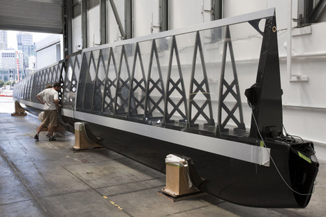 America's Cup 2013 - AC45 #1 Gets Assembled in Auckland: Photo Gallery - from CupInfo | Wing sail technology | Scoop.it