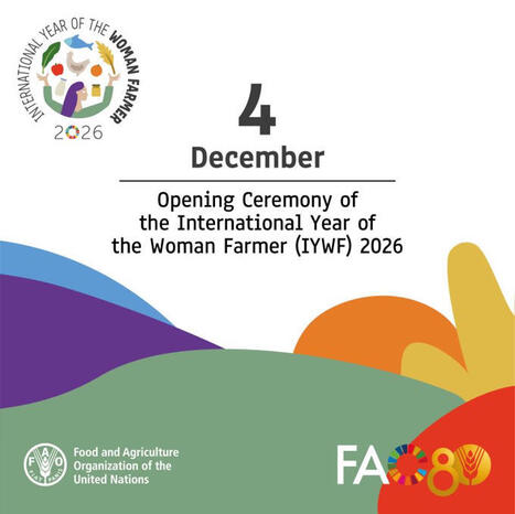 The 𝐈𝐧𝐭𝐞𝐫𝐧𝐚𝐭𝐢𝐨𝐧𝐚𝐥 𝐘𝐞𝐚𝐫 𝐨𝐟 𝐭𝐡𝐞 WOMAN 𝐅𝐚𝐫𝐦𝐞𝐫 (IYWF) 2026 Opening | CIHEAM Press Review | Scoop.it