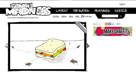 Pencil Madness - Free Online Sketching & Drawing Tool | Moodle and Web 2.0 | Scoop.it
