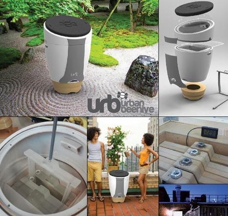 The Urb – Urban Beehive for Homes by Chris Weir » Yanko Design | Vintage Living Today For A Future Tomorrow | Scoop.it