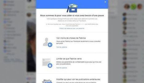 Facebook permet désormais de "prendre ses distances" avec un ami gênant | Albi - Veille e-tourisme | Scoop.it