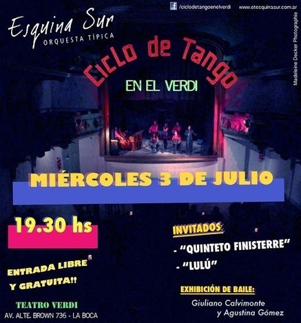 Orquesta Esquina Sur en La Boca | Mundo Tanguero | Scoop.it