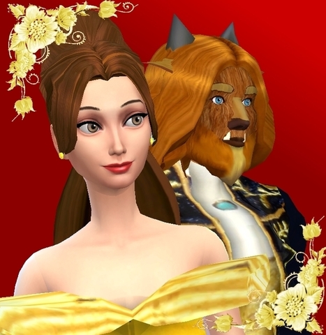 (Sims 4) Belle & the Beast << mickeymouse254 (Mod The Sims) | Les Sims | Scoop.it