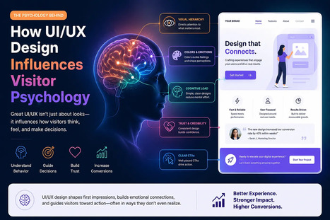 Comment la conception de l'interface utilisateur (UI) et de l'exp&eacute;rience utilisateur (UX) influence la psychologie des visiteurs | Site web et r&eacute;f&eacute;rencement | Scoop.it