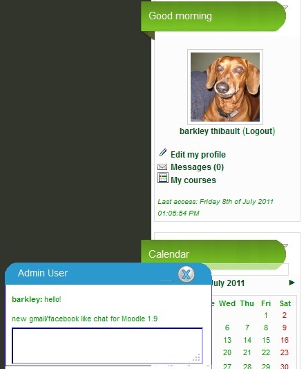 The Chat Console Block; A new chat for Moodle?  | Moodle News | Educación y TIC | Scoop.it
