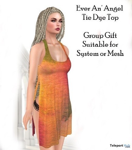 Tied Dye Top April 2017 Group Gift by Ever An' Angel | Teleport Hub - Second Life Freebies | Second Life Freebies | Scoop.it