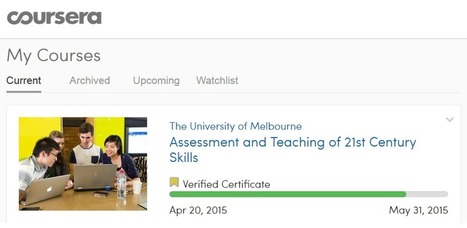 My Coursera Experience – Quality Professional Development and an Inexpensive Verified Certificate — Emerging Education Technologies | E-Learning-Inclusivo (Mashup) | Scoop.it