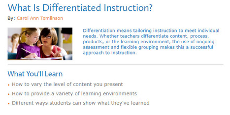 What Is Differentiated Instruction? | #ModernEDU | Education 2.0 & 3.0 | Scoop.it