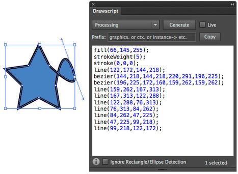 Drawscript - convert Illustrator shapes into code | iOS & OS X stuff | Scoop.it
