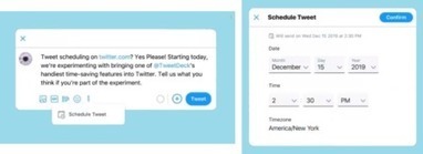 Twitter empieza a probar la opción de programar la publicación de tuits desde la app y la versión web | Seo, Social Media Marketing | Scoop.it