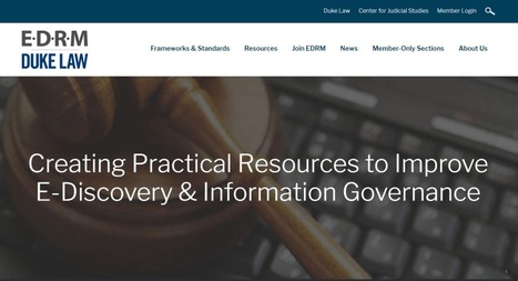 A New Website for the Electronic Discovery Reference Model | Documentation juridique | Scoop.it