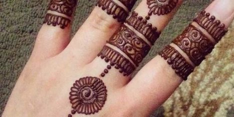 Stylish Mehndi Designs For Fingers Step By Step