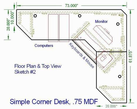 Wood Corner Computer Desk Plans In Pdf Plans Scoop It