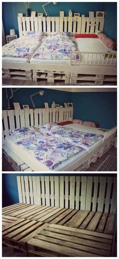 Bedroom Pallet Bed Pallet Diy Ideas Recycling Woo In 1001