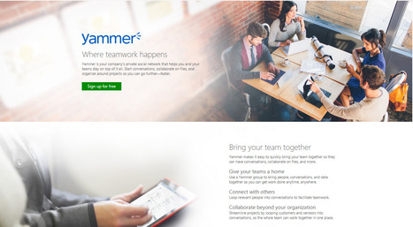 Yammer Private Social Networking | Office 365 | Microsoft | 21st Century Learning and Teaching | Scoop.it