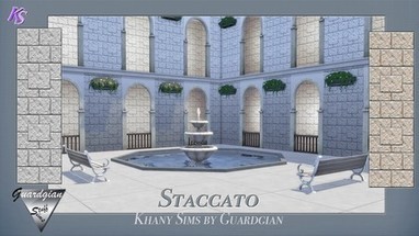 2 nouveaux sets de murs catégorie maçonnerie (sims 4) << Guardgian sur Khany Sims | Les Sims | Scoop.it