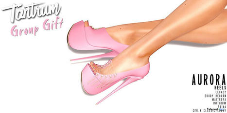 Aurora Heels January 2023 Group Gift by Tantrum | Teleport Hub - Second Life Freebies | Second Life Freebies | Scoop.it