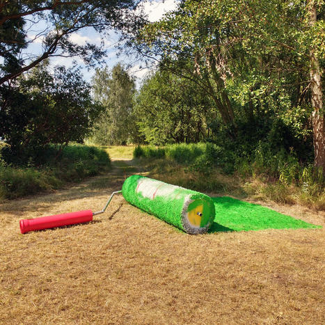 Aïda Gómez: Sometimes the grass is greener on the other side, because it´s fake | Art Installations, Sculpture, Contemporary Art | Scoop.it