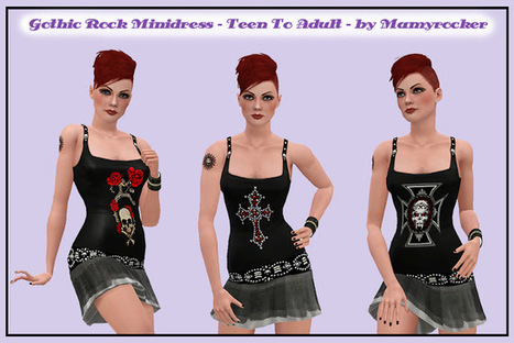 Rock The Sims Italy \m/: VESTITINO GOTHIC ROCK | Les Sims | Scoop.it