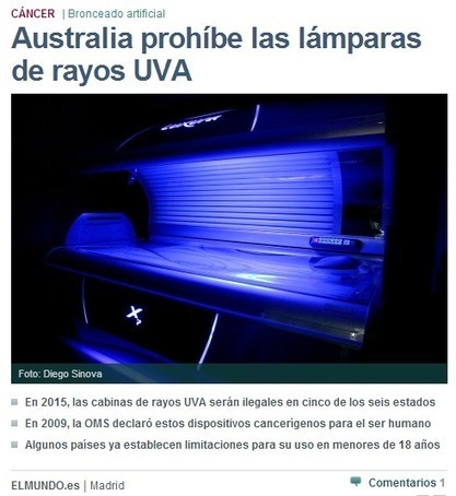 CÁNCER | Bronceado artificial - Australia prohíbe las lámparas de rayos UVA | PIENSA en VERDE | Scoop.it
