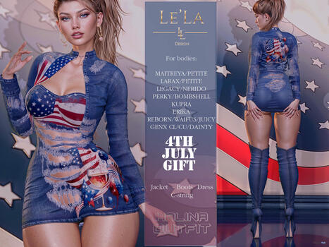 Halina Outfit July 2024 Group Gift by Le&rsquo;La Design | Teleport Hub - Second Life Freebies | Second Life Freebies | Scoop.it