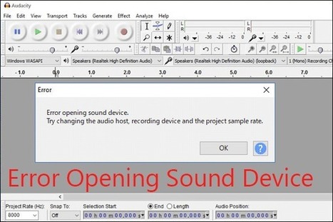 Fixed Audacity Error Opening Sound Device Wit - escuela de script en roblox studio 1