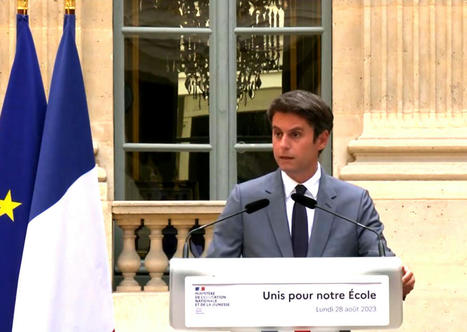 École : Gabriel Attal veut créer un choc de confiance | L'actualité de la politique de la ville | Scoop.it