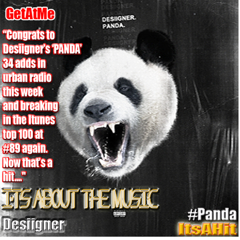GetAtMe Congrats to Desiigner 'PANDA' 34 adds in urban radio and it hit #89 in the Itunes top 100 singles... $ItsAboutTheMusic | GetAtMe | Scoop.it